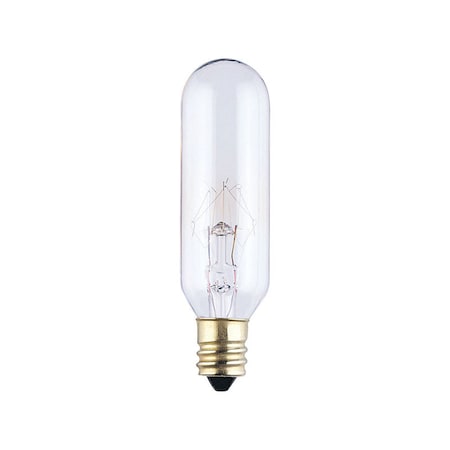 Westinghouse Westinghouse 15 W T6 Tubular Incandescent Bulb E12 (Candelabra) Soft White 1 pk 0358300